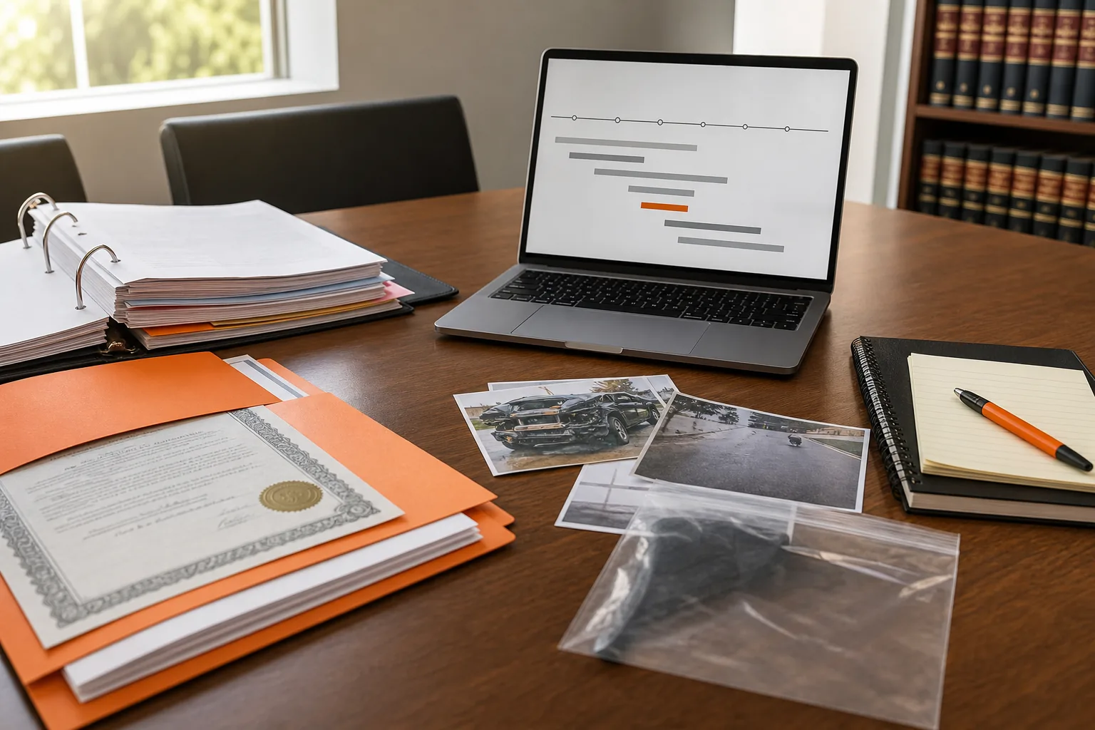 Desk with legal documents explaining how to file a wrongful death lawsuit in Utah